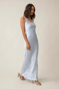 Line & Dot ADELYN DRESS BLUE- Dresses