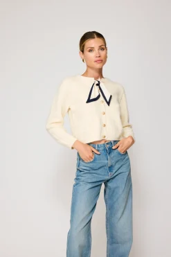 Line & Dot AGNES SCARF SWEATER- Resort