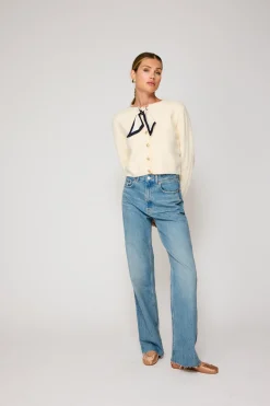 Line & Dot AGNES SCARF SWEATER- Resort