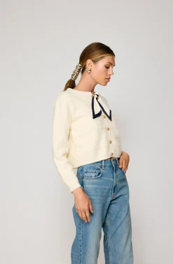 Line & Dot AGNES SCARF SWEATER- Resort