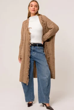 Line & Dot ALTURA LONG CARDIGAN- Knits