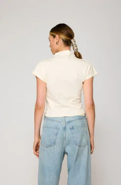 Line & Dot ARCHER DRAPED TOP- Tops | Resort