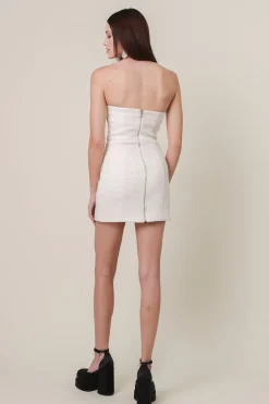 Line & Dot AVERY STRAPLESS DRESS- Dresses