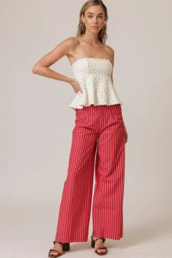 Line & Dot BOWEN STRAPLESS TOP- Tops