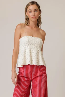 Line & Dot BOWEN STRAPLESS TOP- Tops