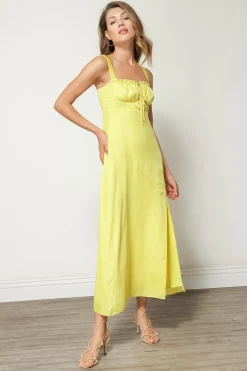 Line & Dot BROOKE MIDI DRESS- Dresses