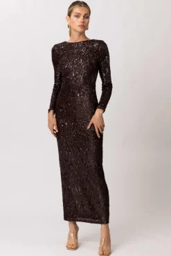 Line & Dot CHELSEA LONG SLEEVE DRESS- Dresses