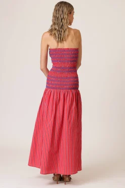 Line & Dot CLAUDINE SMOCKED DRESS- Dresses