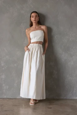 Line & Dot DAY DREAM MIDI SKIRT- Bottoms