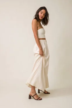 Line & Dot DAY DREAM MIDI SKIRT- Bottoms