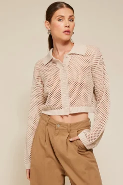 Line & Dot DIDI CROCHET TOP- Tops