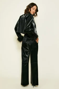 Line & Dot DIXIE CROPPED BLAZER- Outerwear