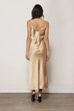 Line & Dot DOLLY SATIN DRESS- Dresses