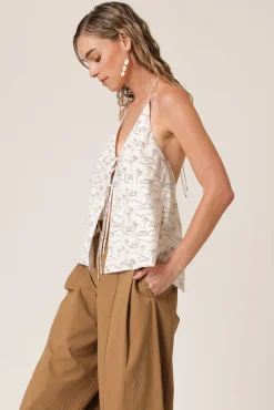 Line & Dot EDWINA TOP- Tops