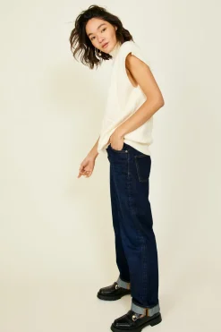 Line & Dot Emmy Sweater Vest- Tops