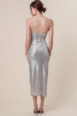 Line & Dot GLOW UP MIDI DRESS- Dresses