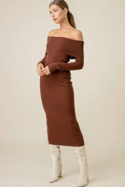 Line & Dot HEART STRUCK MIDI DRESS- Dresses