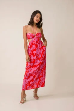 Line & Dot JENNIE CUT OUT DRESS- Dresses