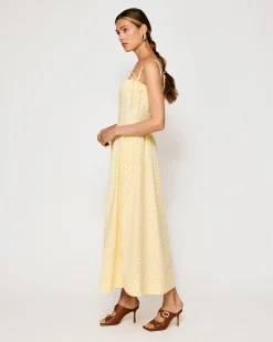 Line & Dot JUNIE CORSET MIDI DRESS- Dresses | Resort