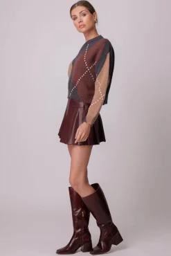 Line & Dot KEIKO PLEATED SKIRT- Bottoms