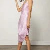 Line & Dot KYLEE SATIN SLIP DRESS- Dresses
