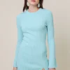 Line & Dot LANA DRESS SKY BLUE- Dresses