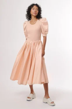 Line & Dot LAUREL MIDI DRESS- Dresses