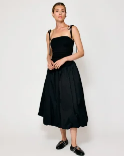 Line & Dot LIANNA MIX-MEDIA DRESS- Dresses | Resort