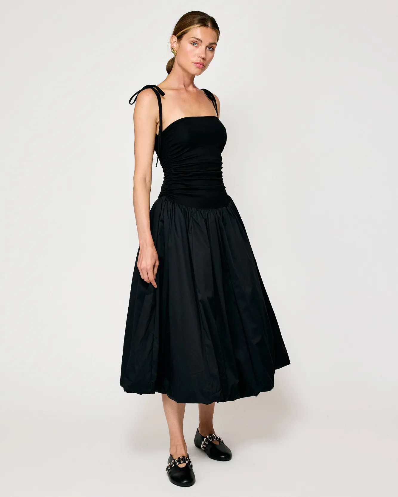 Line & Dot LIANNA MIX-MEDIA DRESS- Dresses | Resort