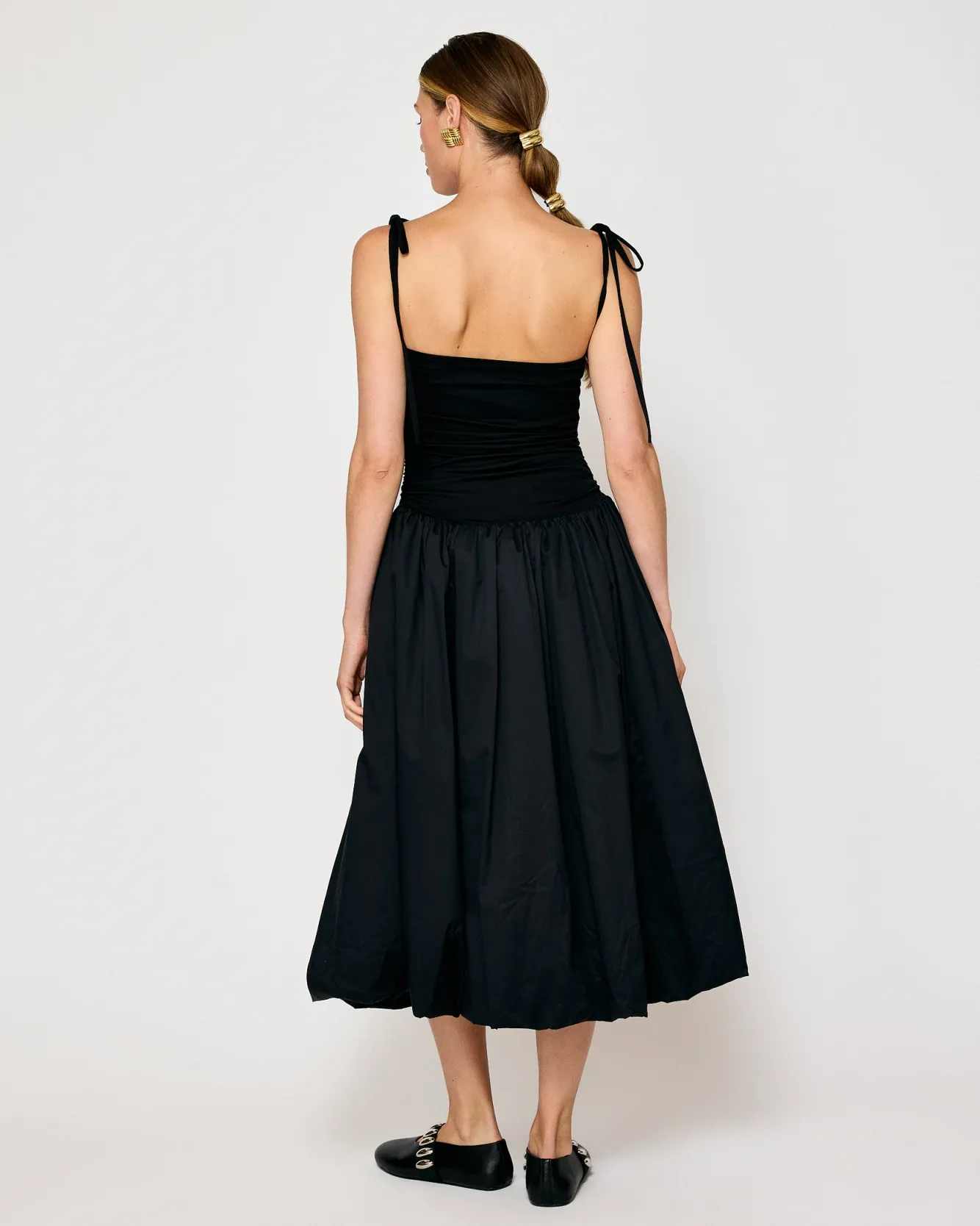 Line & Dot LIANNA MIX-MEDIA DRESS- Dresses | Resort