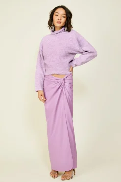 Line & Dot Lila Sweater- Tops