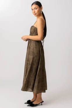 Line & Dot LINY MIDI DRESS- Dresses