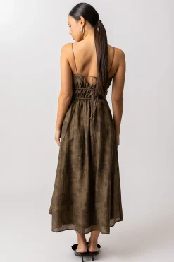 Line & Dot LINY MIDI DRESS- Dresses