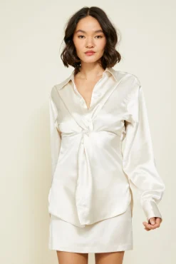 Line & Dot LULU KNOT FRONT TOP- Tops