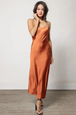 Line & Dot MAKENA MIDI DRESS- Dresses