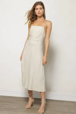 Line & Dot MARLEY MIDI DRESS- Dresses