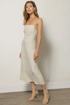 Line & Dot MARLEY MIDI DRESS- Dresses