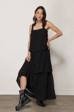 Line & Dot MAXINE TIERED MAXI DRESS- Dresses