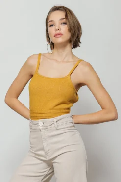 Line & Dot MEGAN WRAP SWEATER TOP- Tops