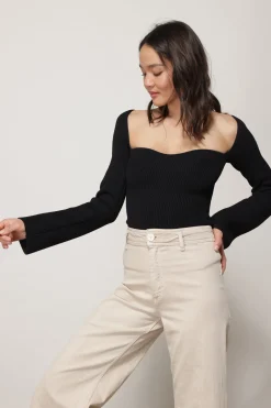 Line & Dot MELISSA SWEATER LONG SLEEVE- Tops