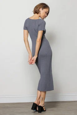 Line & Dot MELISSA SWEATER MIDI DRESS- Dresses