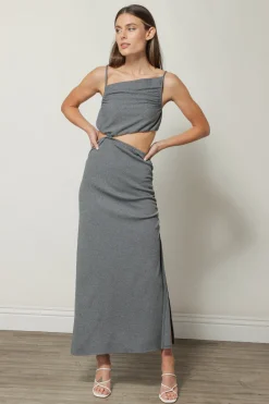 Line & Dot MILA MIDI DRESS- Dresses