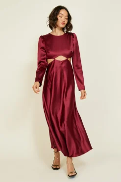 Line & Dot MIRA LONG SLEEVE DRESS- Dresses