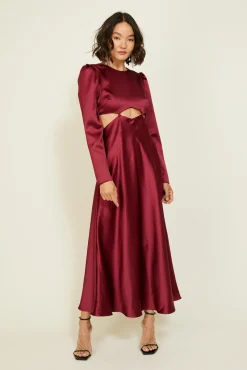 Line & Dot MIRA LONG SLEEVE DRESS- Dresses