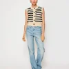 Line & Dot MIRI STRIPED SWEATER VEST- Tops | Resort