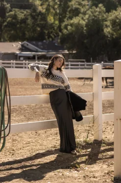 Line & Dot MONTANA FAIRE ISLE SWEATER- Knits