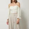 Line & Dot NIKKI OFF SHOULDER BLOUSE- Tops