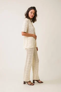 Line & Dot POPPIE CROCHET TOP- Tops