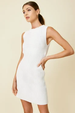 Line & Dot POPPY OPEN BACK SWEATER DRESS- Dresses