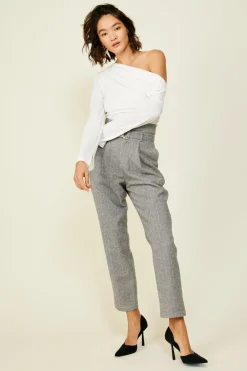 Line & Dot Riley Long Sleeve Top- Tops